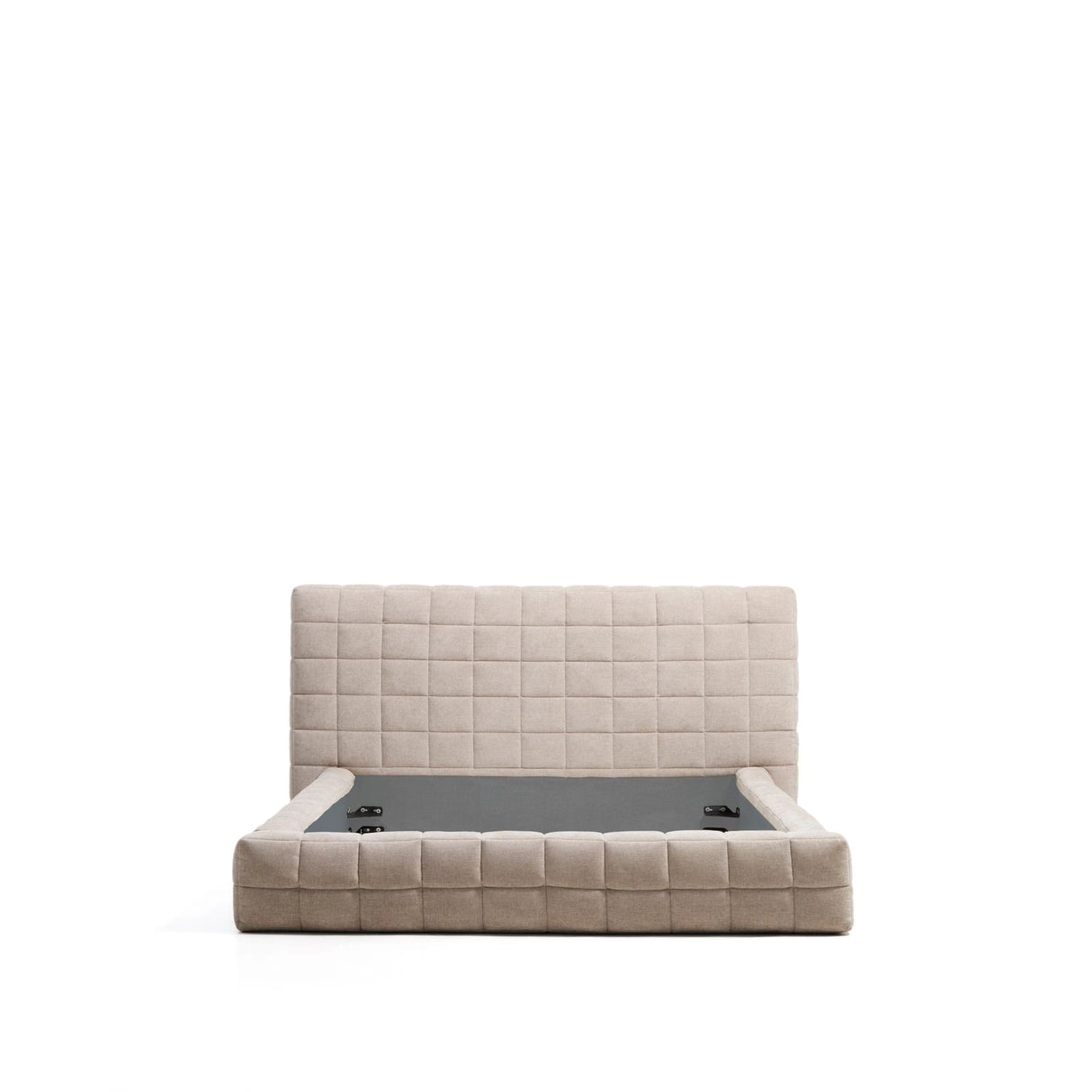Abziehbares Bett Luiana aus beigefarbener Chenille für Matratzengröße 160 x 200 cm von Kave Home – Bild 4