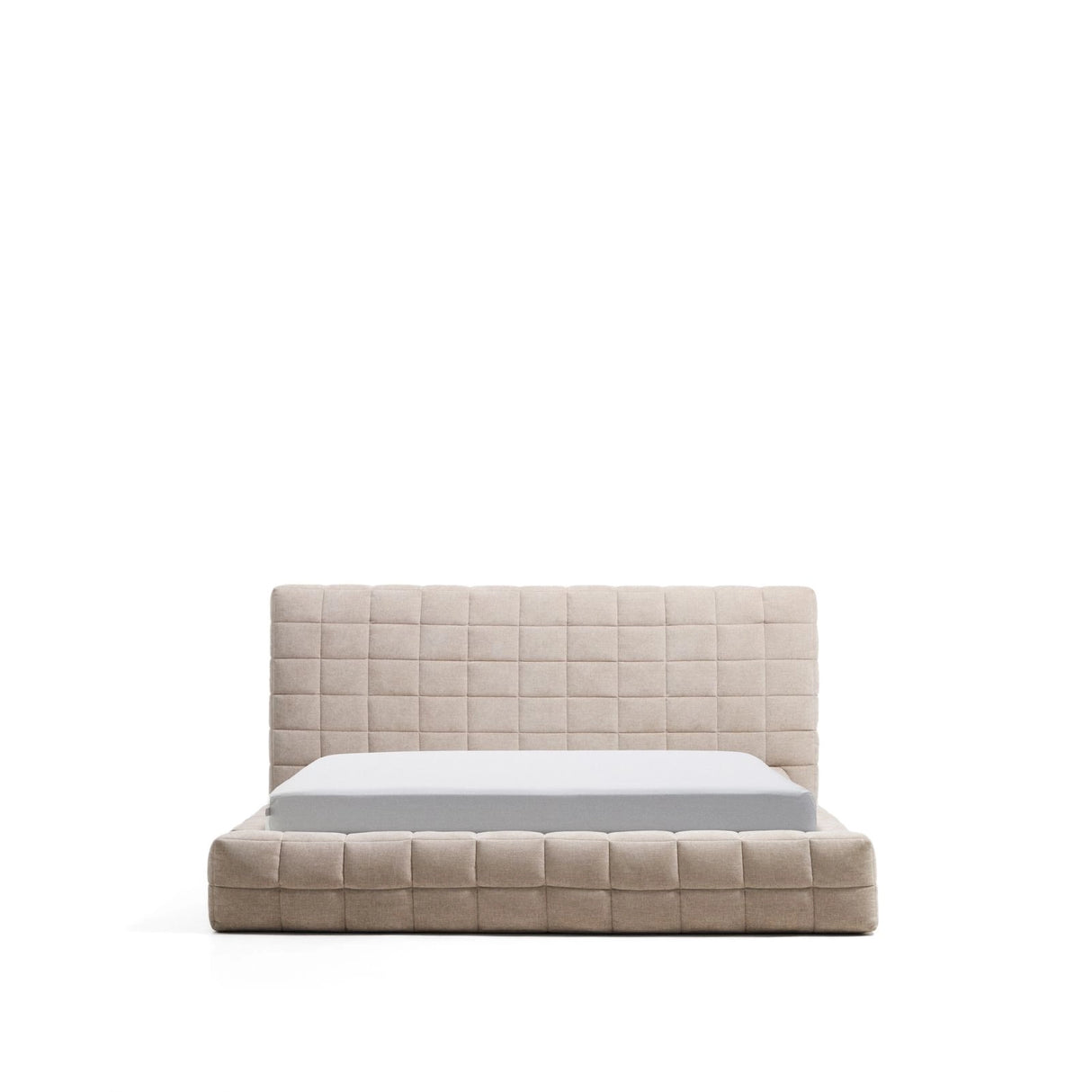 Abziehbares Bett Luiana aus beigefarbener Chenille für Matratzengröße 180 x 200 cm von Kave Home – Bild 1