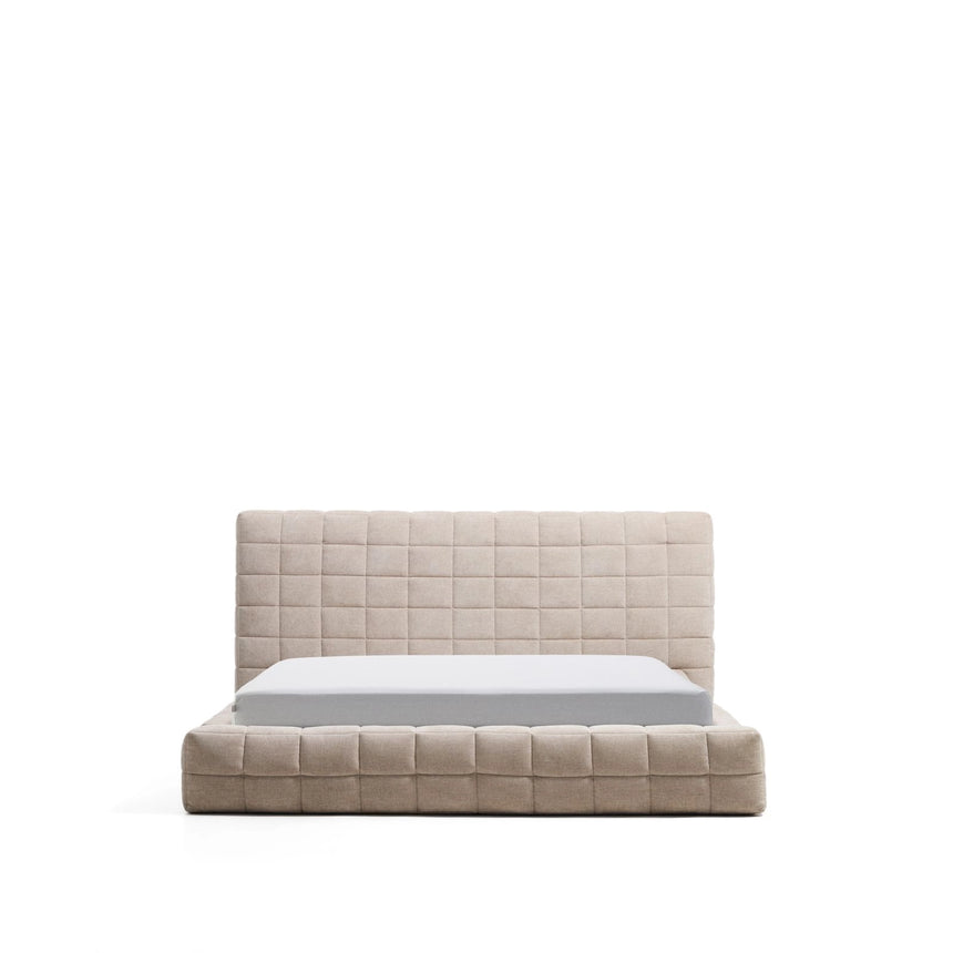 Abziehbares Bett Luiana aus beigefarbener Chenille für Matratzengröße 180 x 200 cm von Kave Home – Bild 1