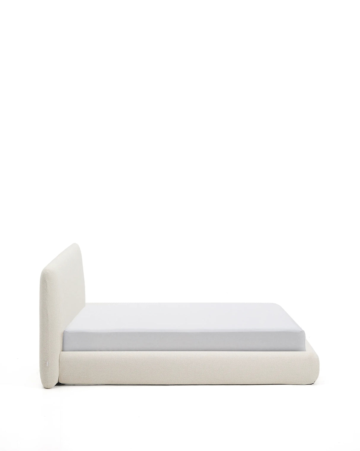 Abziehbares Bett Martina mit ecrufarbener Chenille für Matratzengröße 180 x 200 cm von Kave Home – Produktbild 5