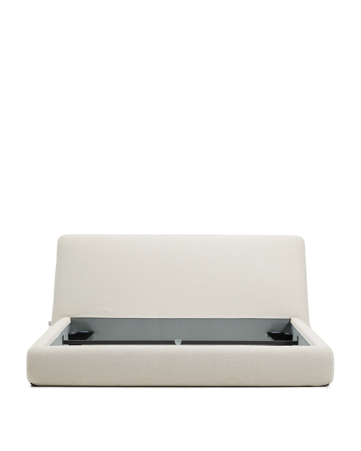 Abziehbares Bett Martina mit ecrufarbener Chenille für Matratzengröße 180 x 200 cm von Kave Home – Produktbild 7