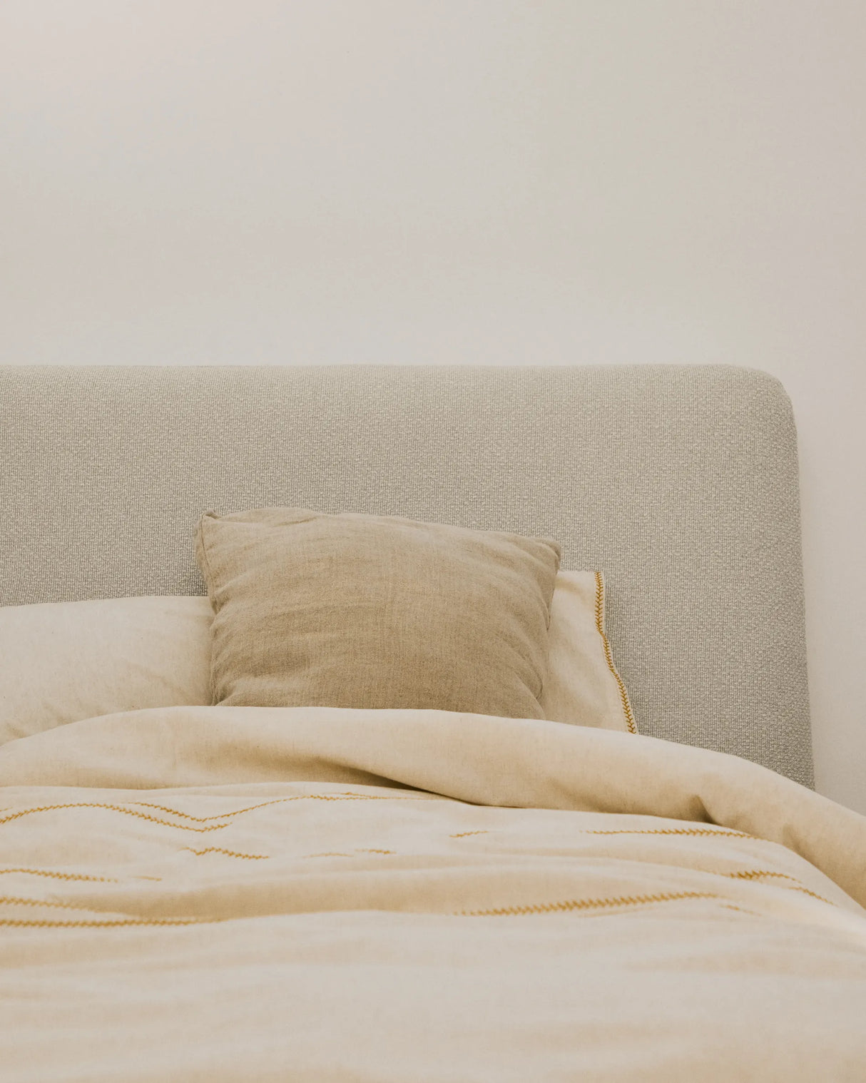 Abziehbares Bett Martina mit ecrufarbener Chenille für Matratzengröße 90 x 200 cm von Kave Home – Produktbild 3