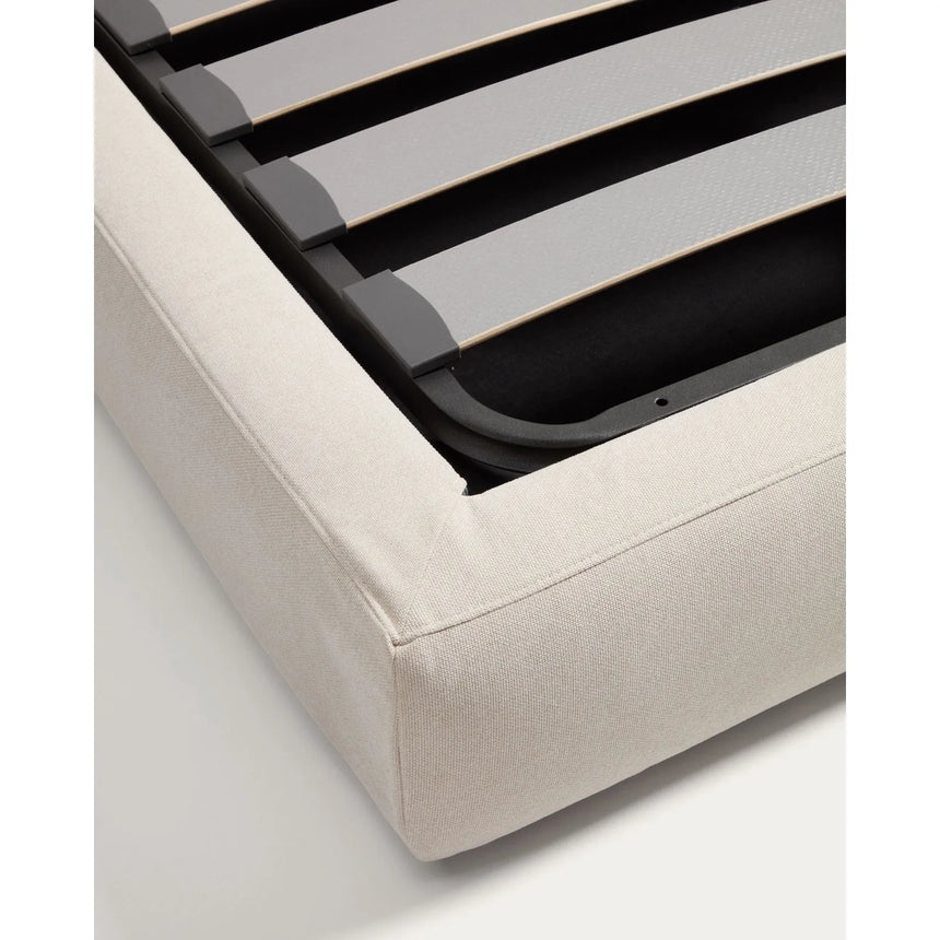 Abziehbares Bett mit aufklappbarem Bettkasten Blok in Écru für Matratzengröße 180 x 200 cm, FSC Mix Credit von Kave Home – Bild 8