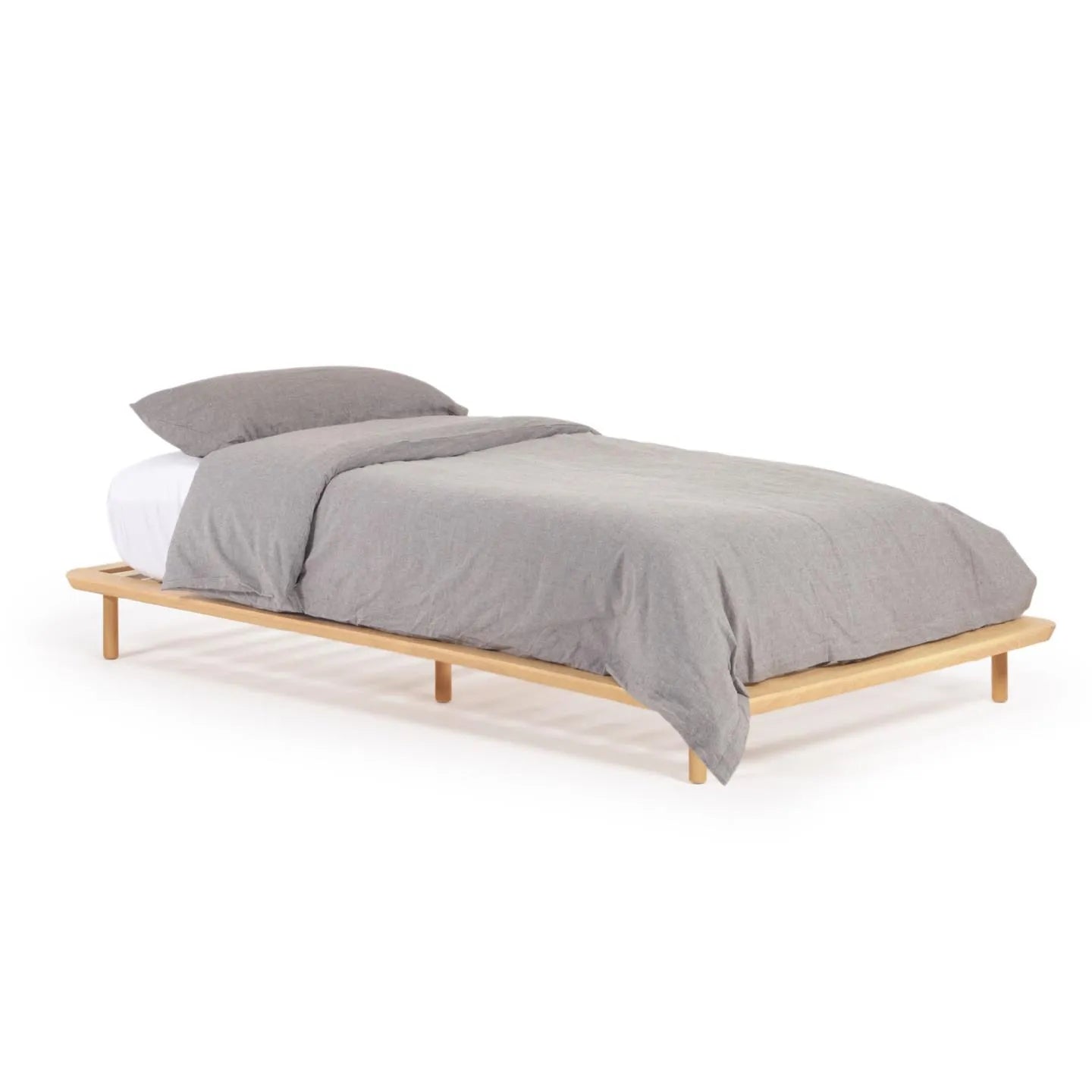 Anielle Bett aus massiver Esche für Matratze von 90 x 200 cm von Kave Home – Produktbild 5