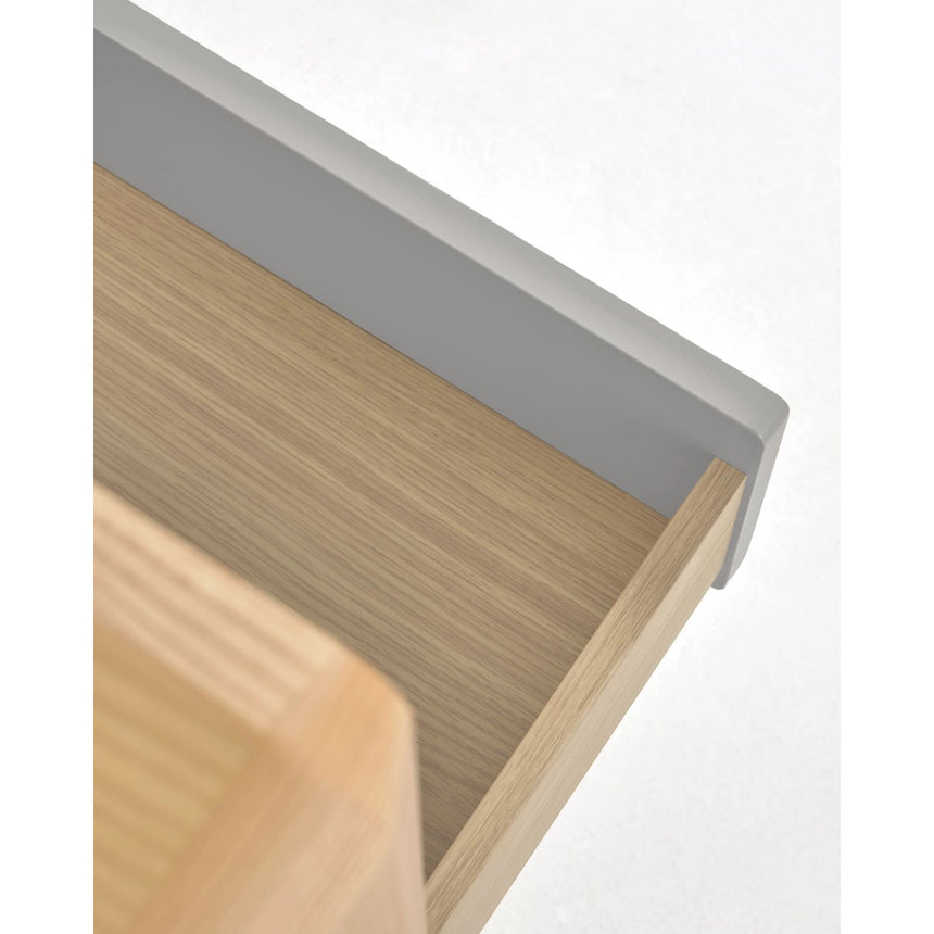 Anielle Kommode mit 3 Schubladen aus massiver Esche und Eschenfurnier 99 x 78,5 cm von Kave Home – Bild 8