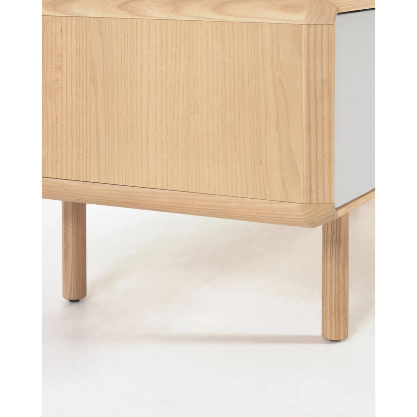 Anielle TV-Schrank 2 Türen massive Esche und Furnier 180 x 41 cm von Kave Home – Bild 12
