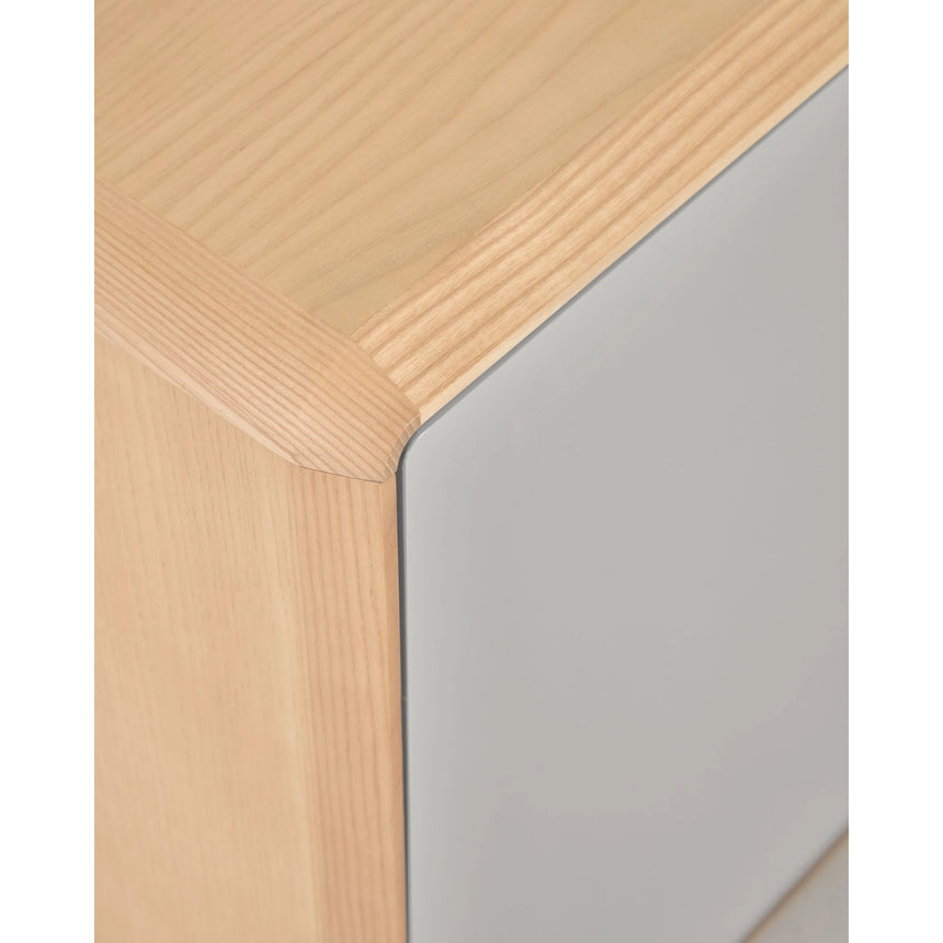 Anielle TV-Schrank 2 Türen massive Esche und Furnier 180 x 41 cm von Kave Home – Bild 13