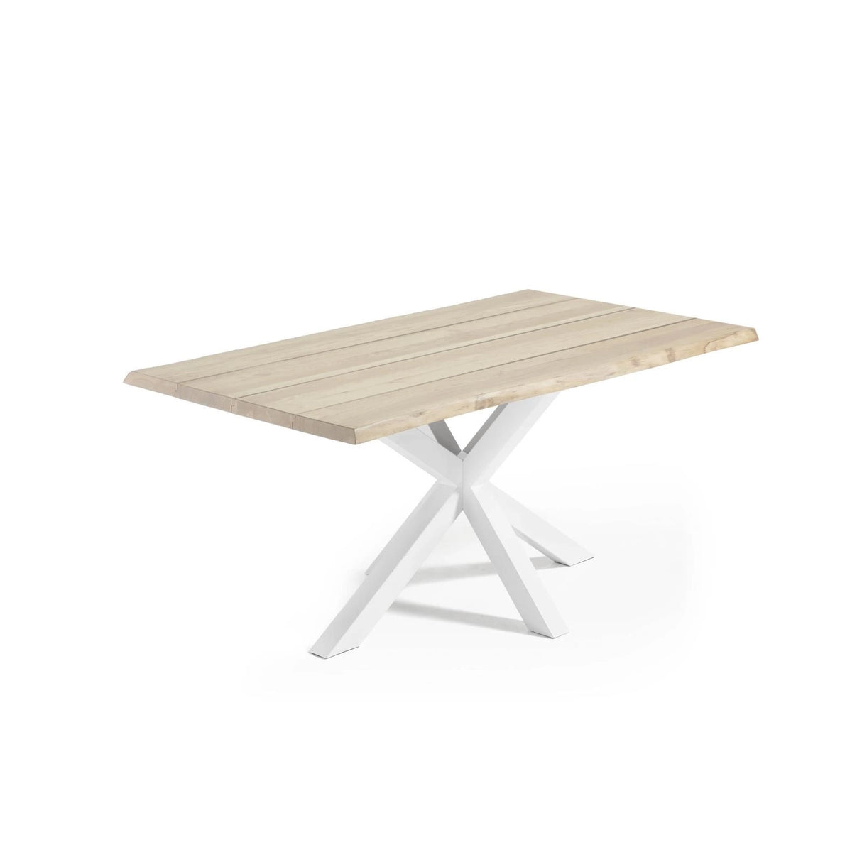 Argo Tisch Eichenfurnier Finish und Stahlbeine 160 x 90 cm von Kave Home – Bild 1