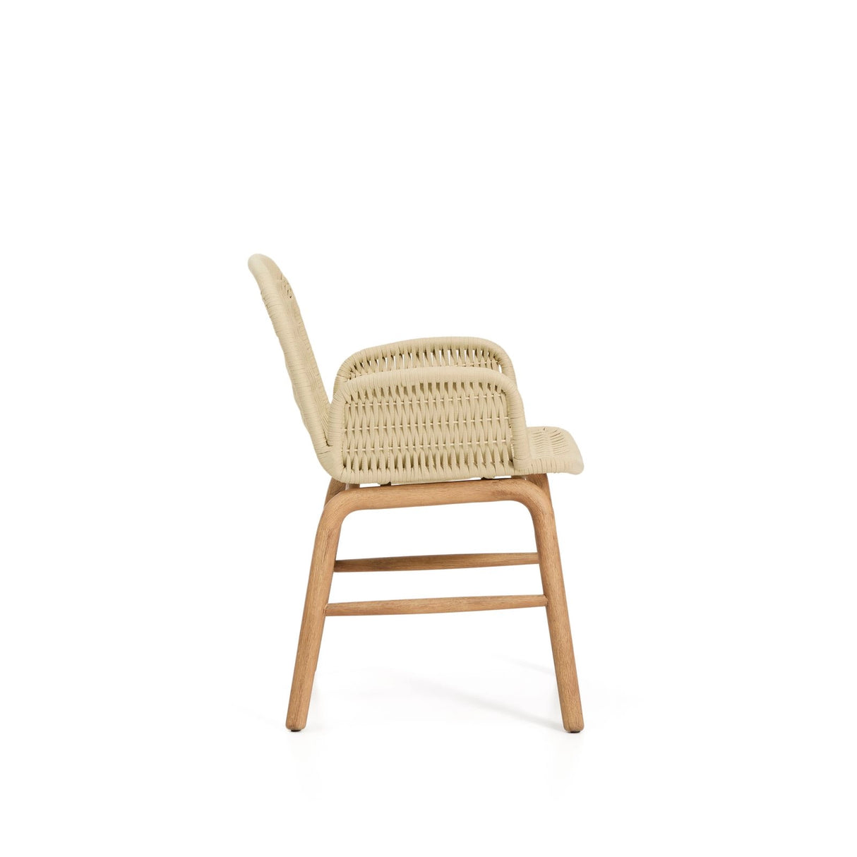 Armlehnstuhl Alipa aus massivem Akazienholz und Seil, FSC 100 % von Kave Home – Bild 6