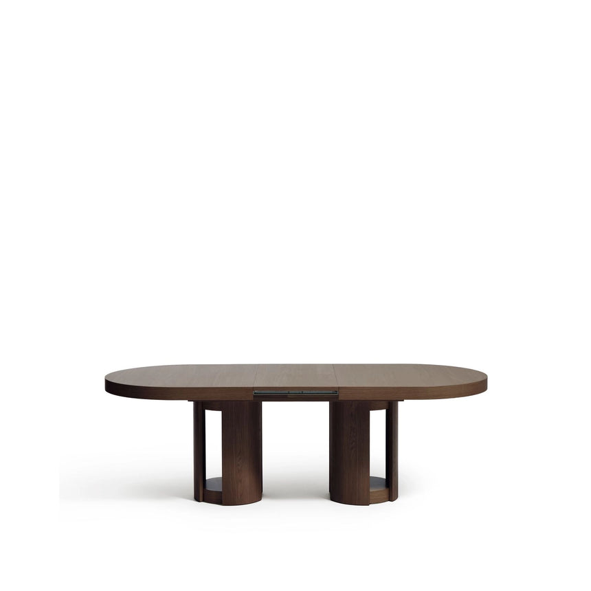 Artis ausziehbarer ovaler Tisch aus Massivholz und Eichenfurnier, FSC 100%, 190 (240) x 100 cm von Kave Home – Bild 6
