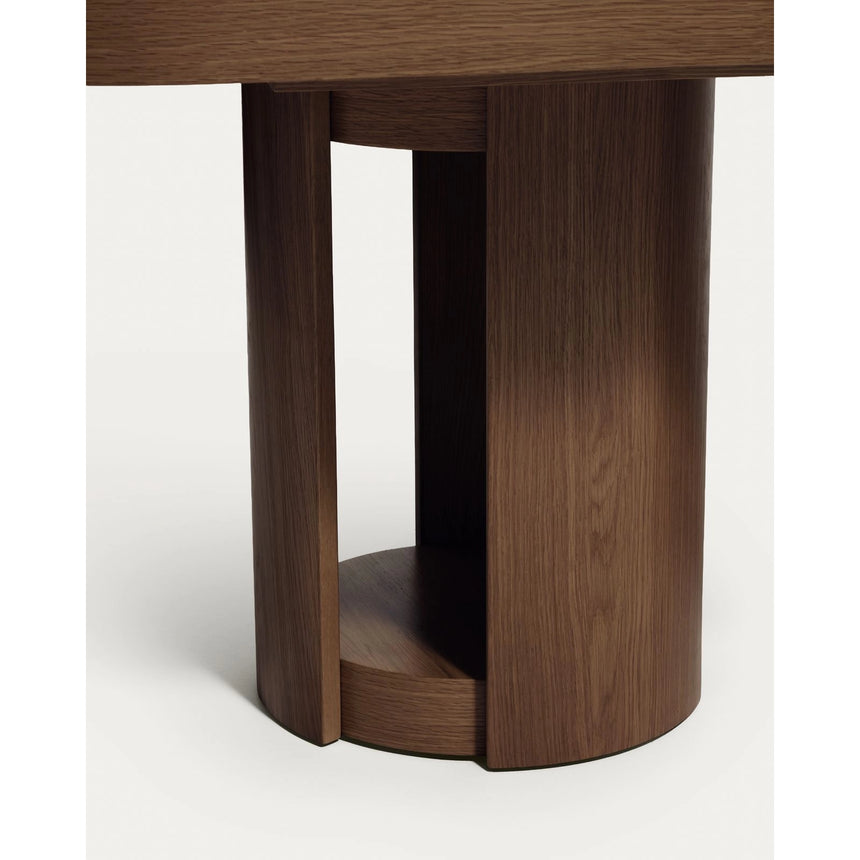 Artis ausziehbarer ovaler Tisch aus Massivholz und Eichenfurnier, FSC 100%, 240 (290) x 110 cm von Kave Home – Bild 10