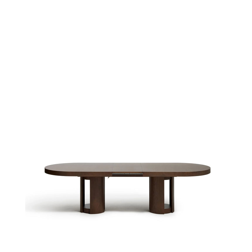 Artis ausziehbarer ovaler Tisch aus Massivholz und Eichenfurnier, FSC 100%, 240 (290) x 110 cm von Kave Home – Bild 5