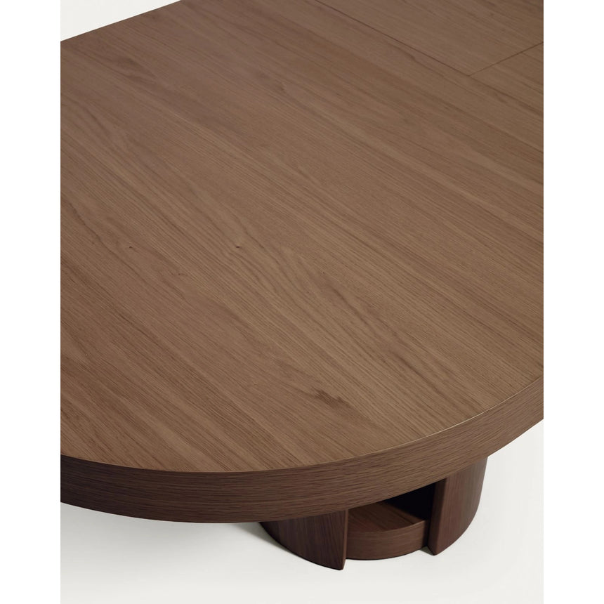 Artis ausziehbarer ovaler Tisch aus Massivholz und Eichenfurnier, FSC 100%, 240 (290) x 110 cm von Kave Home – Bild 7