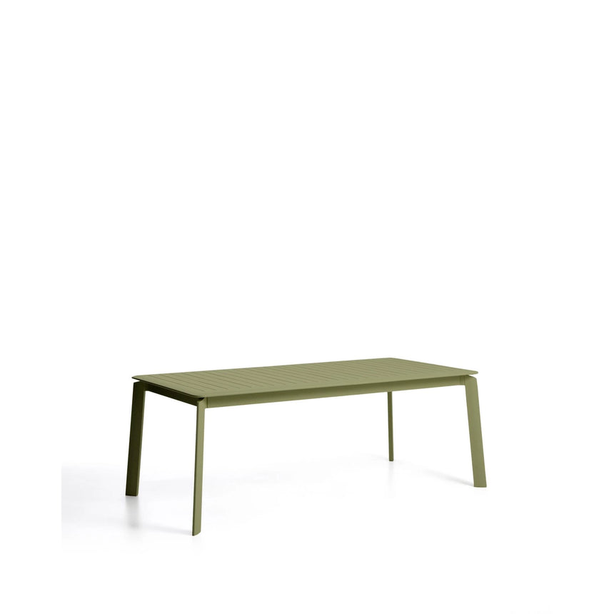 Ausziehbarer Aluminiumtisch Brela in Grün, 205 (287) x 100 cm von Kave Home – Bild 3