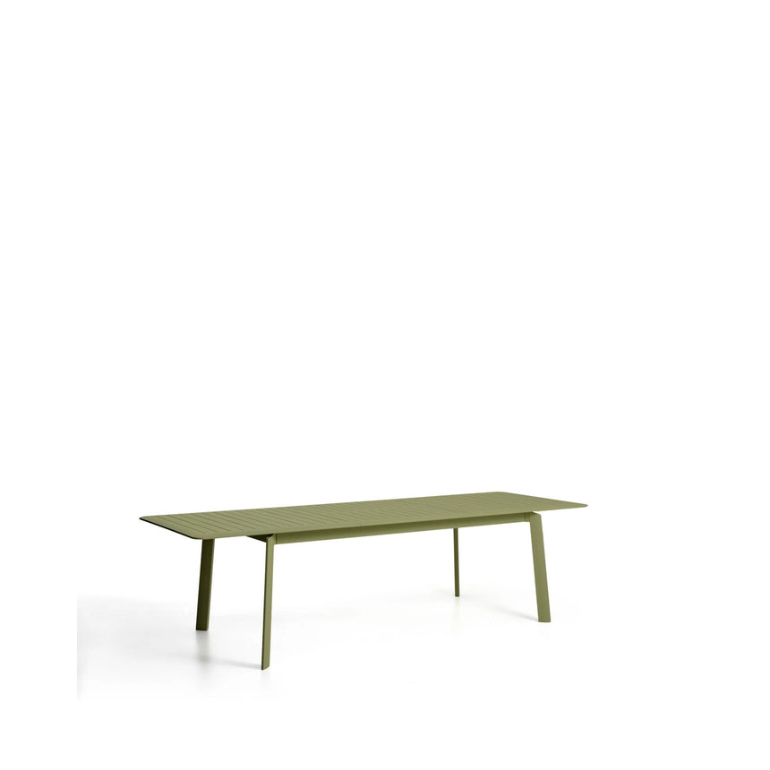 Ausziehbarer Aluminiumtisch Brela in Grün, 205 (287) x 100 cm von Kave Home – Bild 4