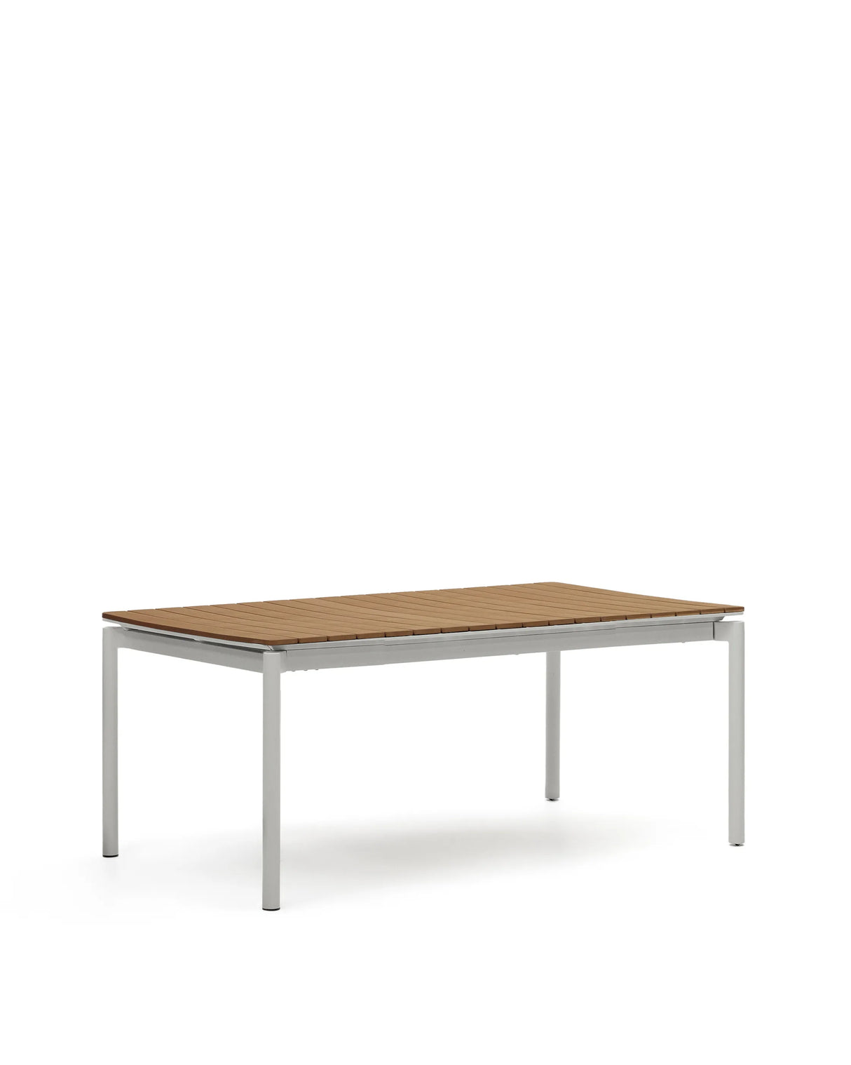 Ausziehbarer Outdoor-Tisch Canyelles aus Polyholz und Aluminium, hellgrau 180 (240) x 100 cm von Kave Home – Produktbild 5