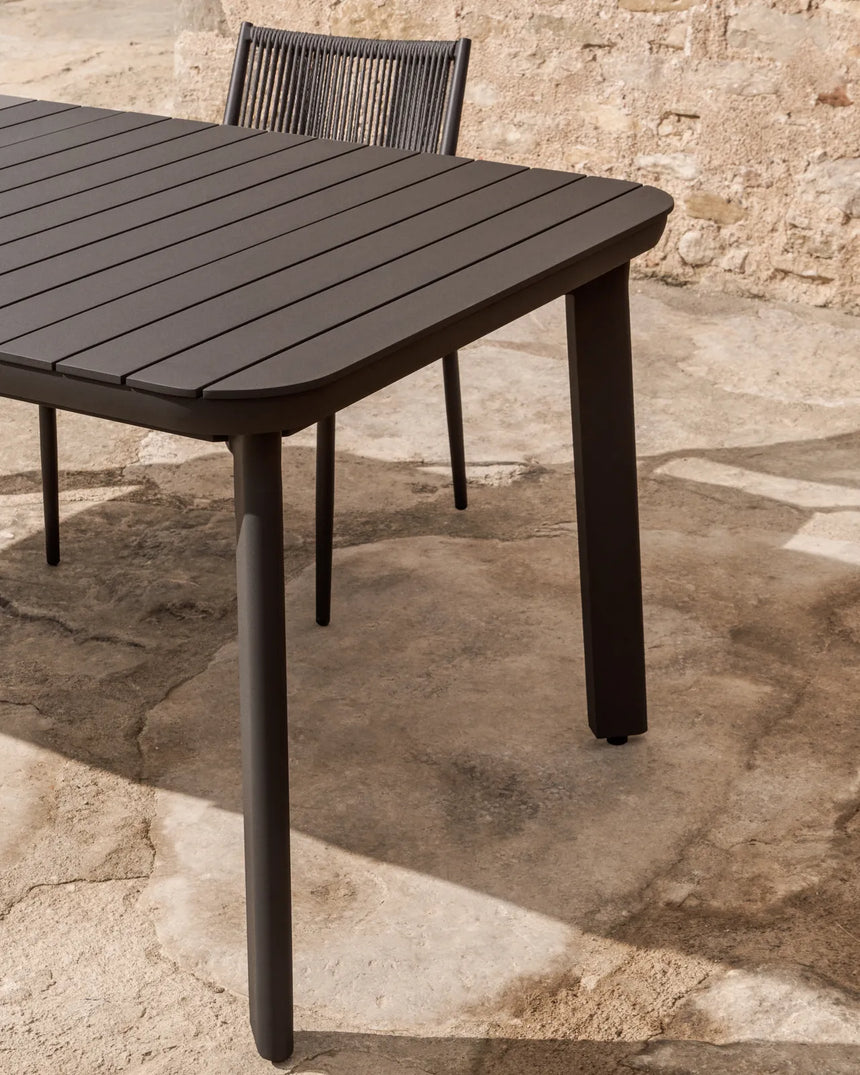 Ausziehbarer Outdoor-Tisch Izola aus Aluminium 220 (280) x 100 cm von Kave Home – Bild 5