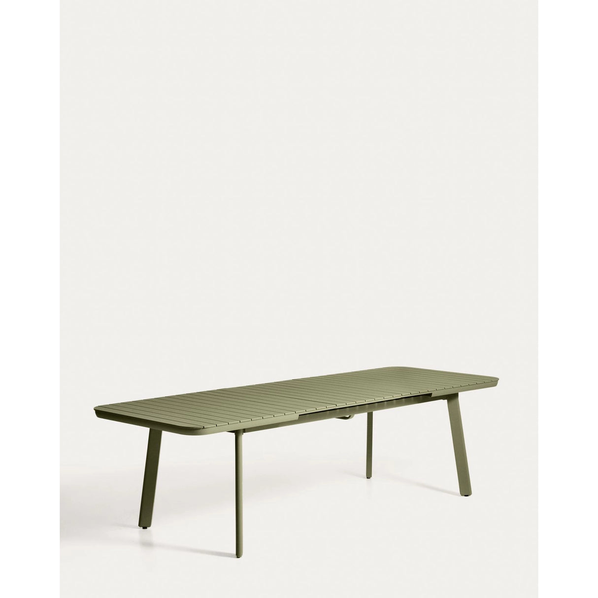 Ausziehbarer Outdoor-Tisch Izola aus Aluminium mit grünem Finish 220 (280) x 100 cm von Kave Home – Bild 8