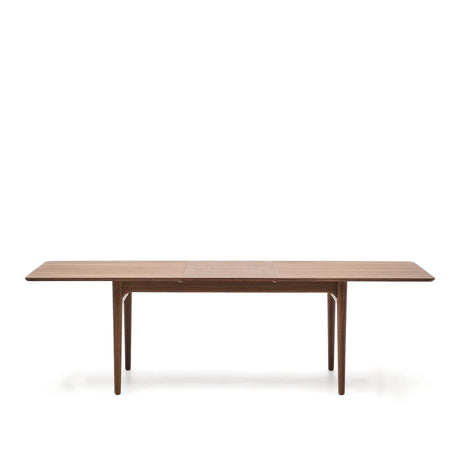 Ausziehbarer Tisch Elan Furnier und massives Nussbaumholz 200 (260) x 100 cm FSC Mix Credit von Kave Home – Produktbild 12