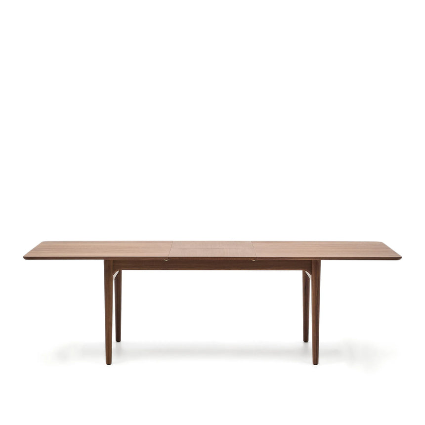 Ausziehbarer Tisch Elan Furnier und massives Nussbaumholz 200 (260) x 100 cm FSC Mix Credit von Kave Home – Produktbild 13