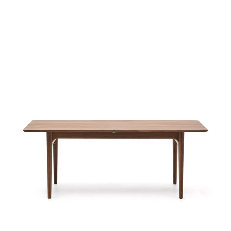 Ausziehbarer Tisch Elan Furnier und massives Nussbaumholz 200 (260) x 100 cm FSC Mix Credit von Kave Home – Produktbild 9