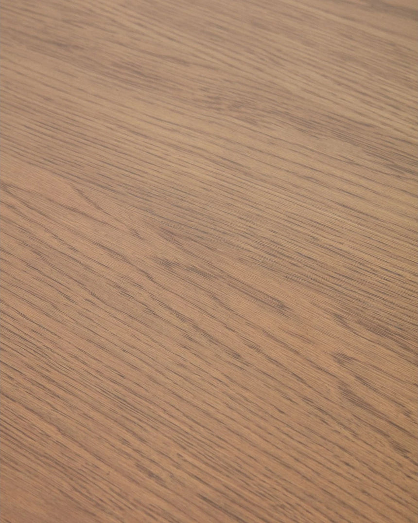 Ausziehtisch Jondal aus massivem Eichenholz und Eichenfurnier mit Nussbaumfinish, FSC 100 %, 200 (286) x 100 cm von Kave Home – Bild 8