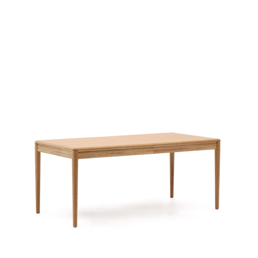 Ausziehtisch Lenon aus Eichenfurnier Naturfarbend 160(200)x90 cm FSC MIX Credit von Kave Home – Bild 8