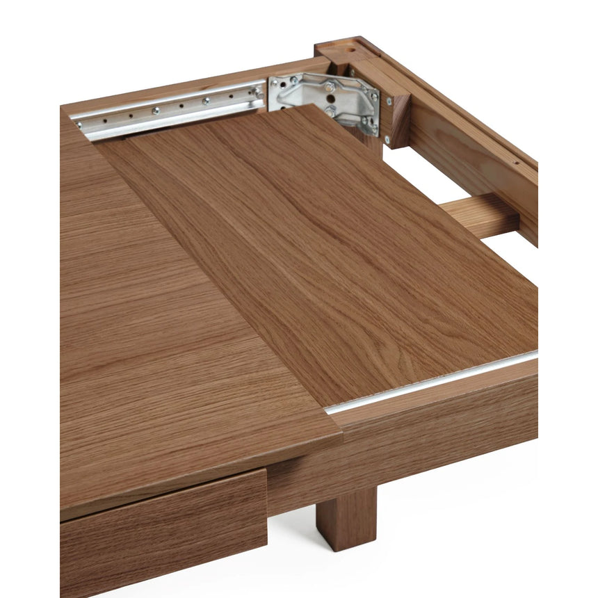 Ausziehtisch Narevi aus Eichenfurnier mit naturfarbenem oder Walnuss-Finish 210 (270) x 100 cm von Kave Home – Bild 7