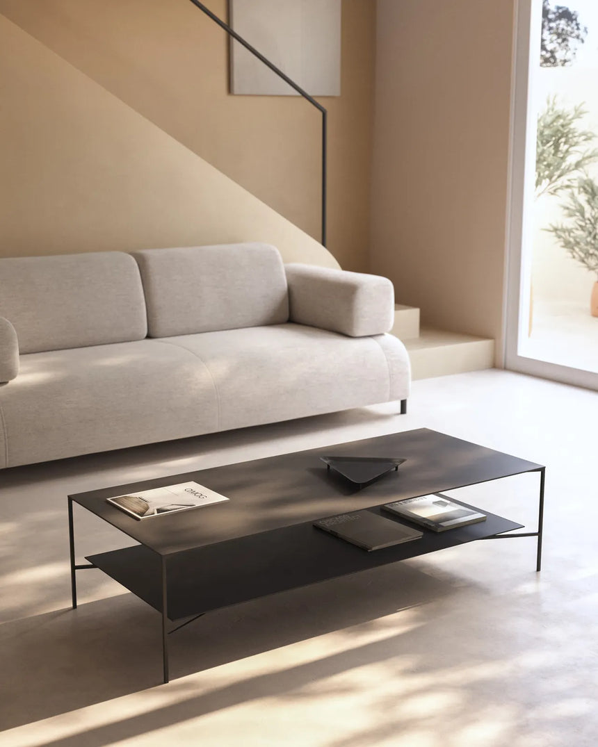 Azisi Couchtisch aus Metall 140 x 60 cm von Kave Home – Bild 2