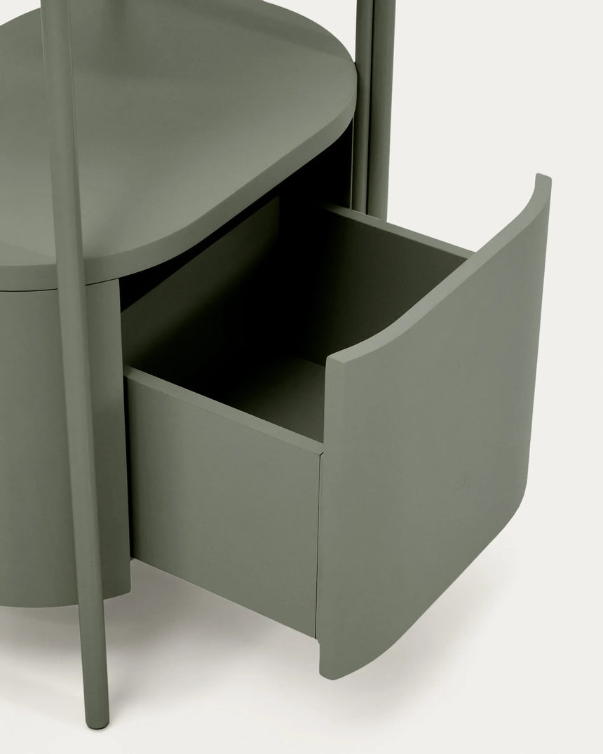 Badezimmermöbel Arely mit Stahlgestell und grün lackiertem MDF, 60 x 40 cm von Kave Home – Produktbild 9