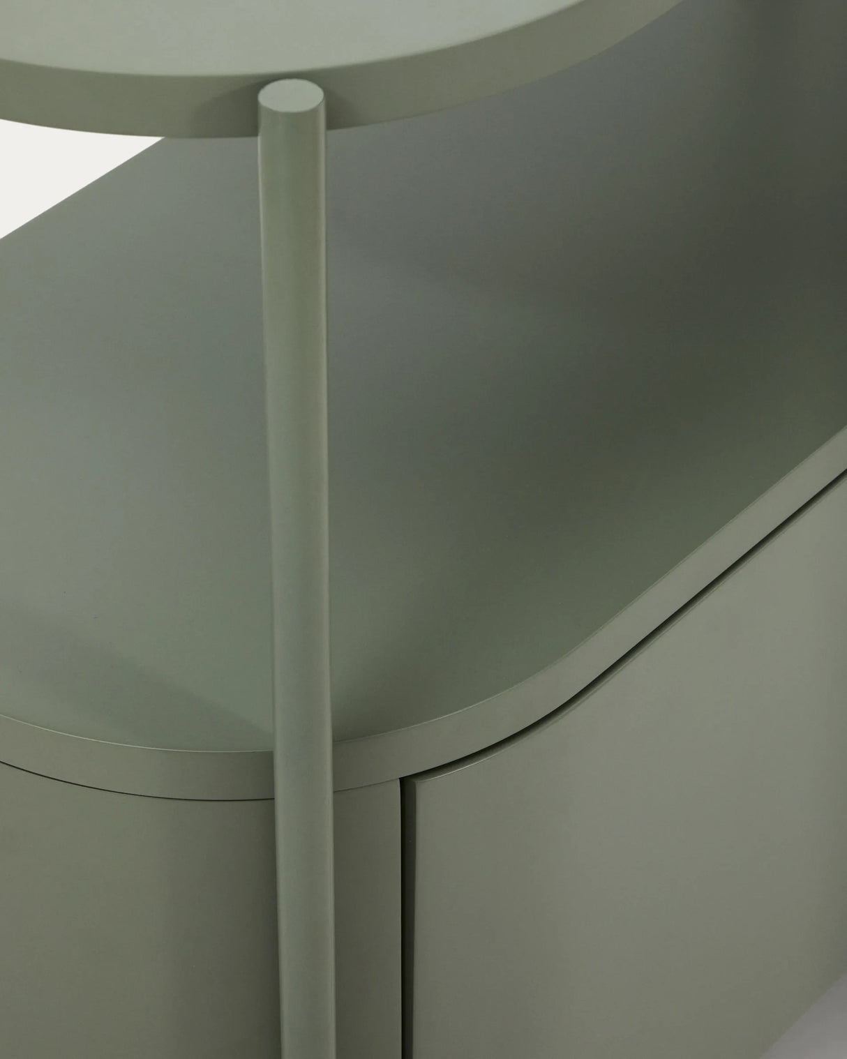 Badezimmermöbel Arely mit Stahlgestell und grün lackiertem MDF, 90 x 40 cm von Kave Home – Produktbild 10