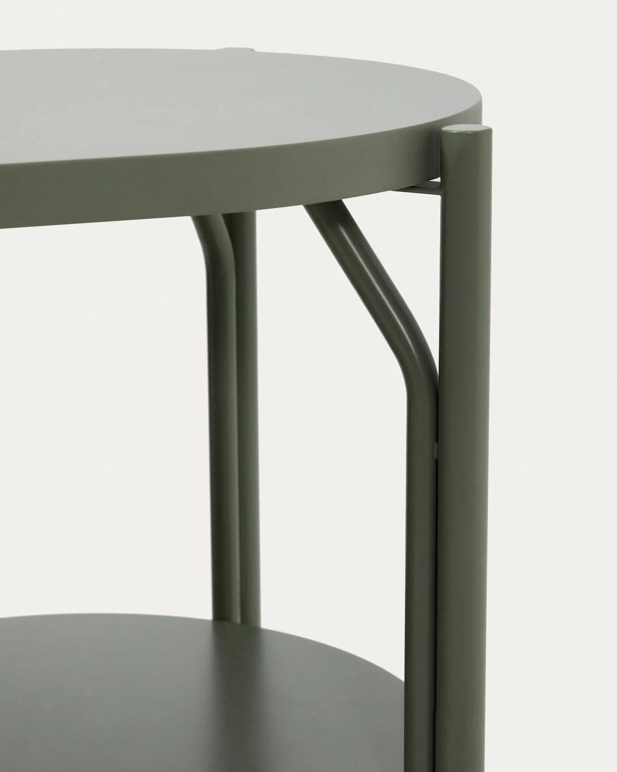 Badezimmermöbel Arely mit Stahlgestell und grün lackiertem MDF, 90 x 40 cm von Kave Home – Produktbild 9