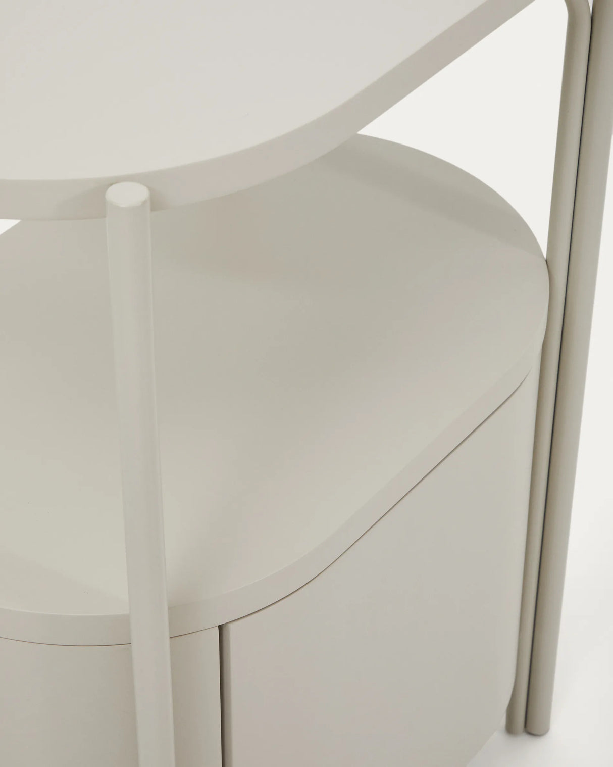 Badezimmermöbel Arely mit Stahlgestell und weiß lackiertem MDF, 60 x 40 cm von Kave Home – Produktbild 10