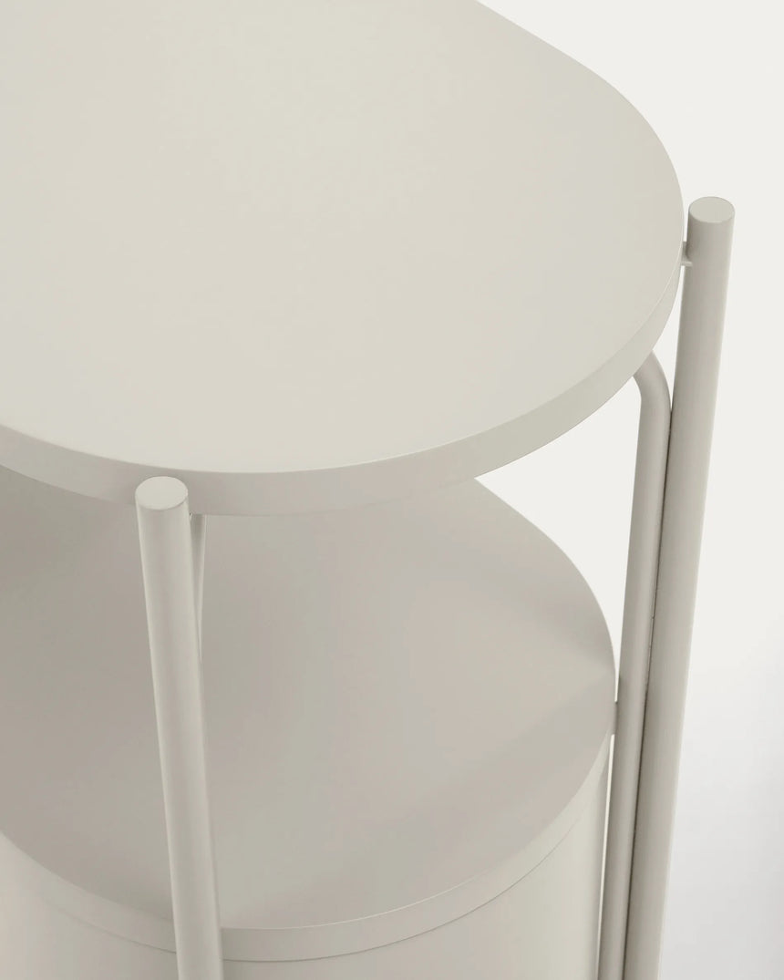 Badezimmermöbel Arely mit Stahlgestell und weiß lackiertem MDF, 90 x 40 cm von Kave Home – Produktbild 10