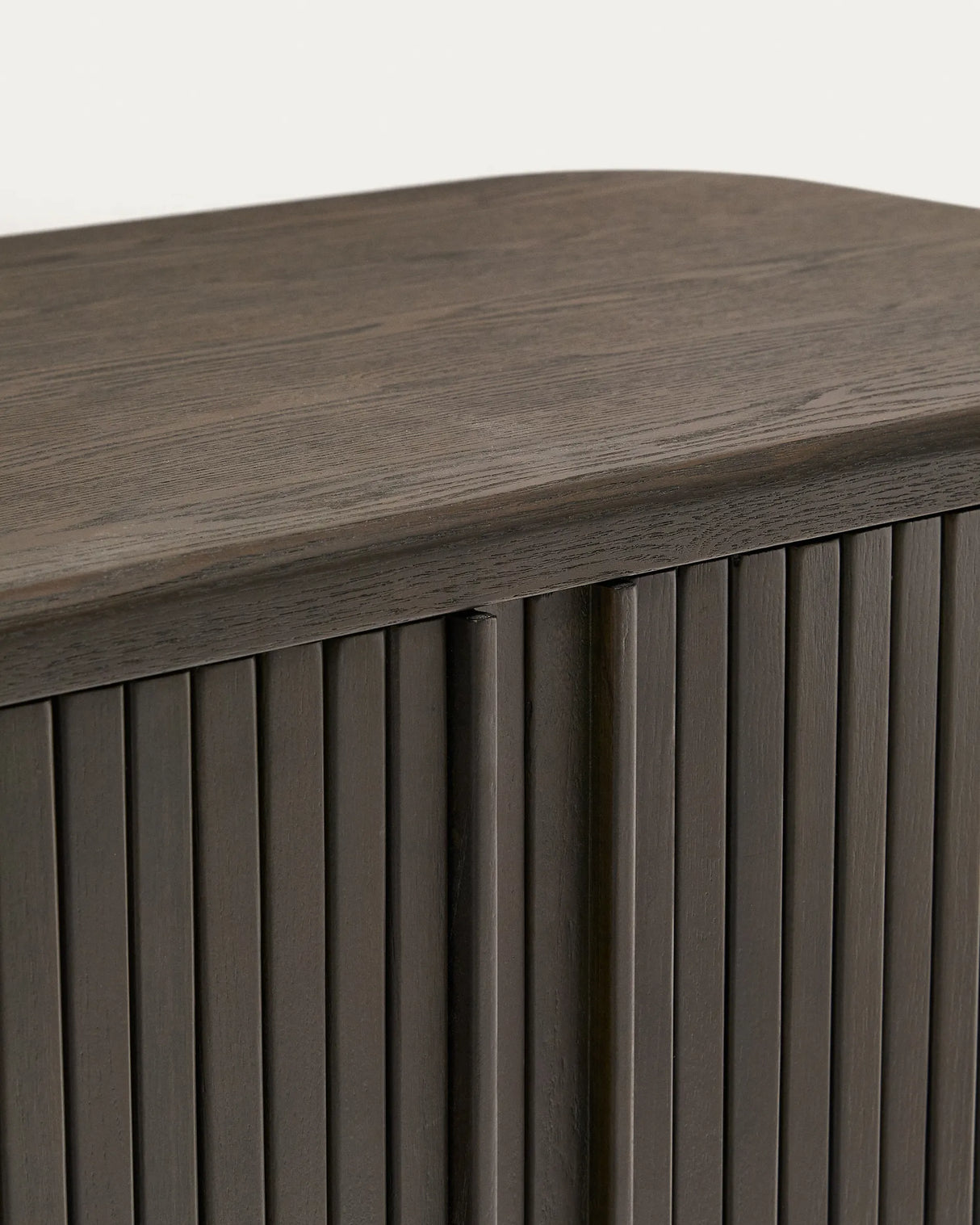 Badezimmermöbel Mailen aus Eschenfurnier mit dunklem Finish 90 x 45 cm von Kave Home – Produktbild 3