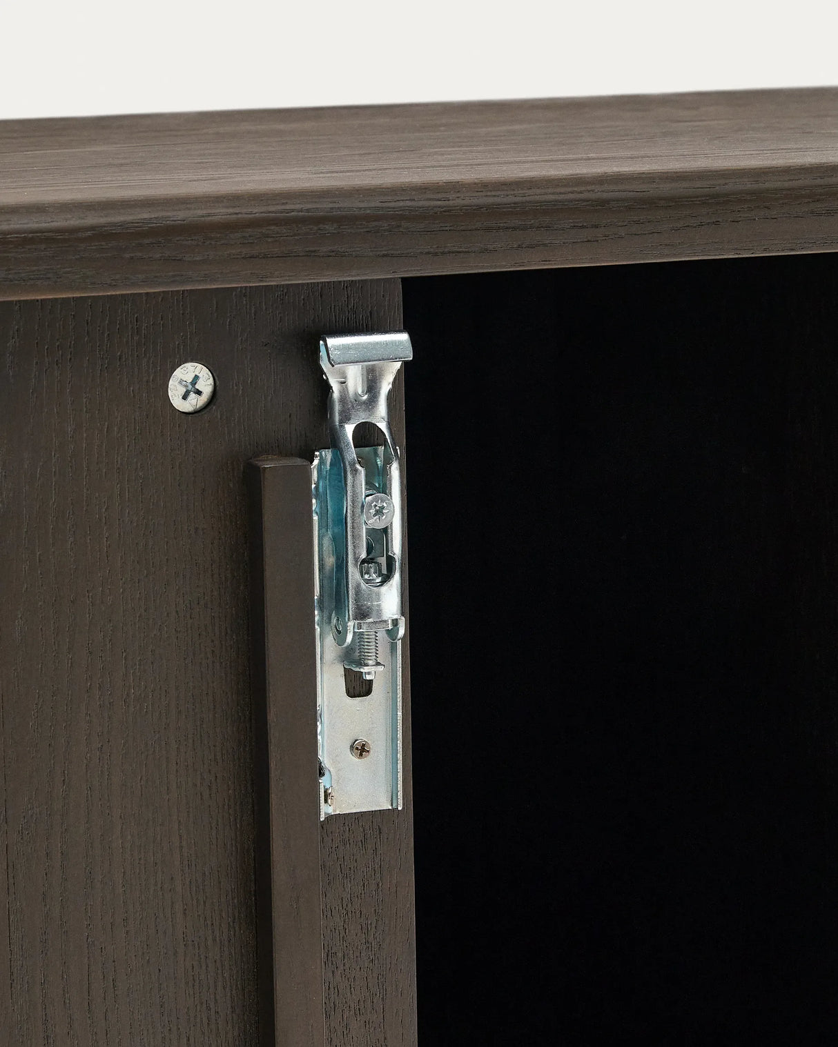 Badezimmermöbel Mailen aus Eschenfurnier mit dunklem Finish 90 x 45 cm von Kave Home – Produktbild 5