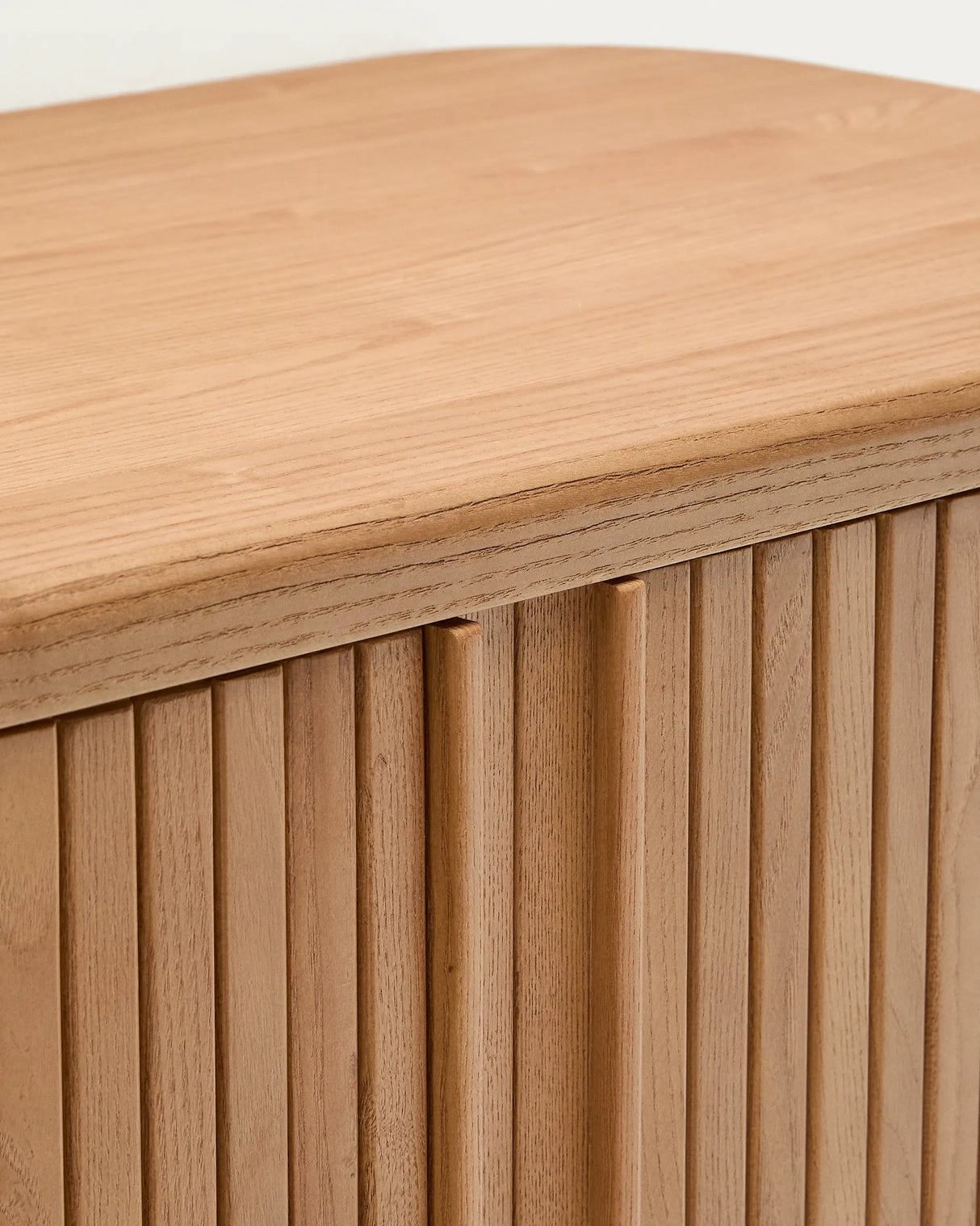 Badezimmermöbel Mailen aus Eschenfurnier mit naturfarbenem Finish 90 x 45 cm von Kave Home – Produktbild 3