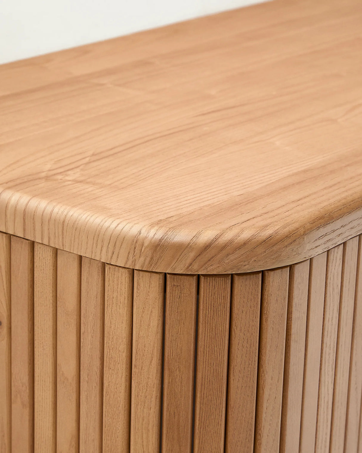 Badezimmermöbel Mailen aus Eschenfurnier mit naturfarbenem Finish 90 x 45 cm von Kave Home – Produktbild 4