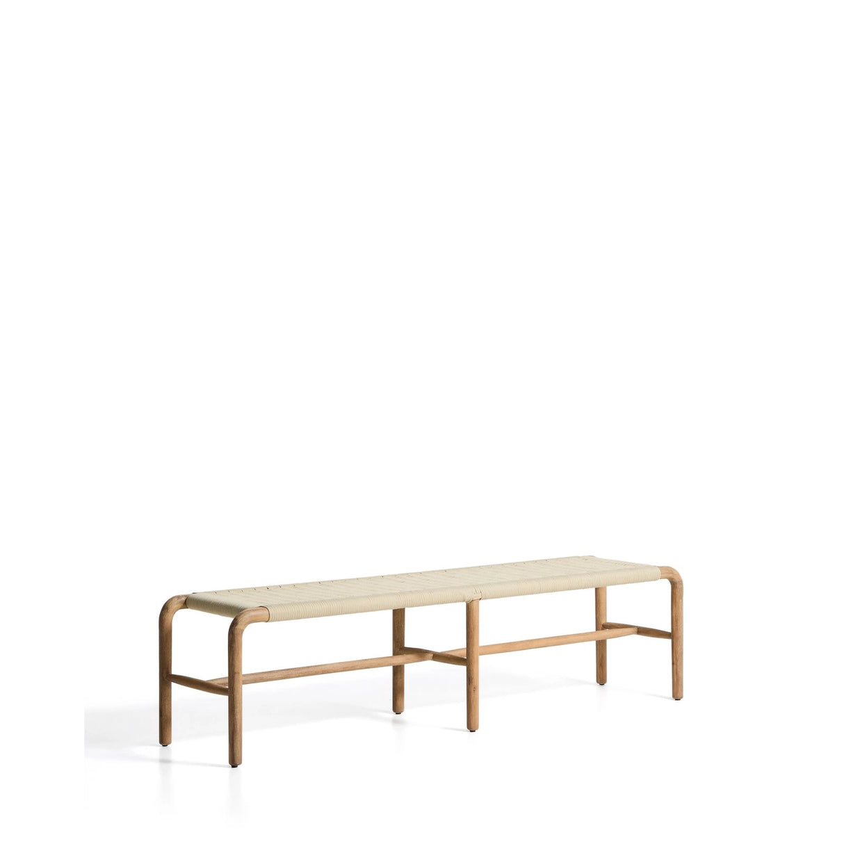 Bank Alipa aus massivem Akazienholz und Seil, 200 cm, FSC 100 % von Kave Home – Bild 6