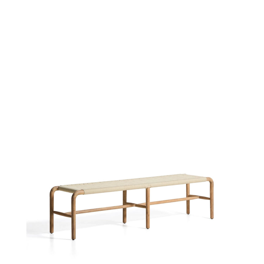 Bank Alipa aus massivem Akazienholz und Seil, 200 cm, FSC 100 % von Kave Home – Bild 6