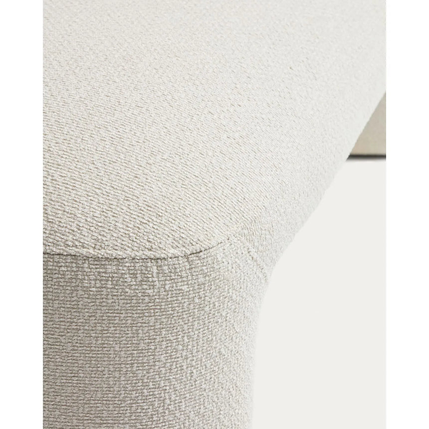 Bank Alira aus beiger Chenille 140 cm FSC Mix Credit von Kave Home – Bild 5