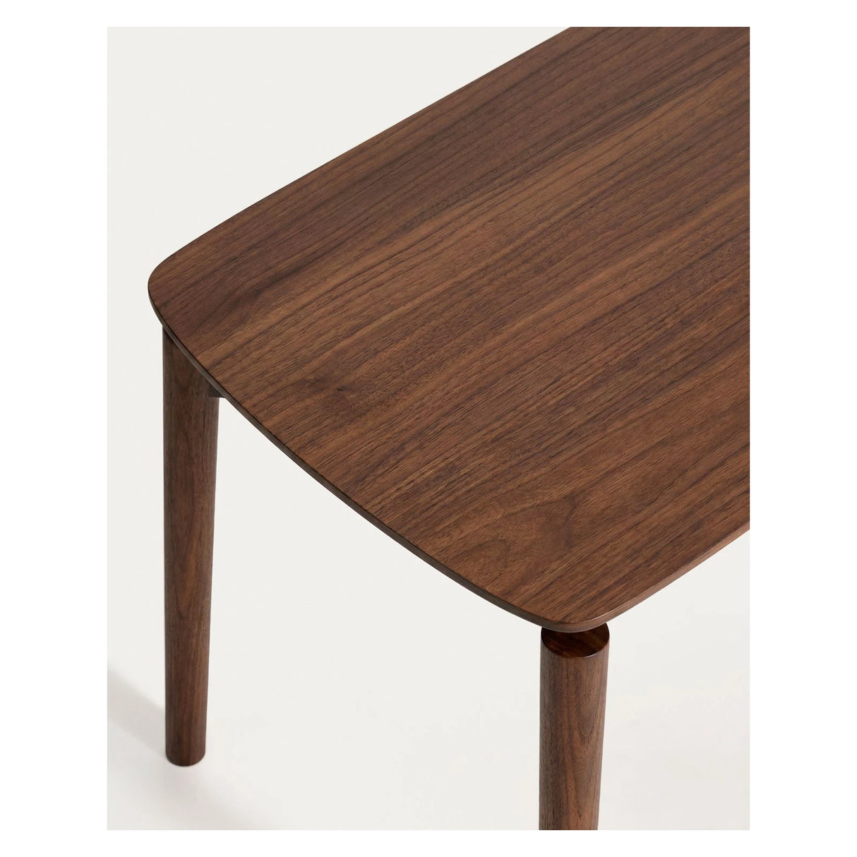 Bank Evera aus Eichenfurnier mit Nussbaumfinish oder naturfarbenem Finish, 122 cm von Kave Home – Bild 5