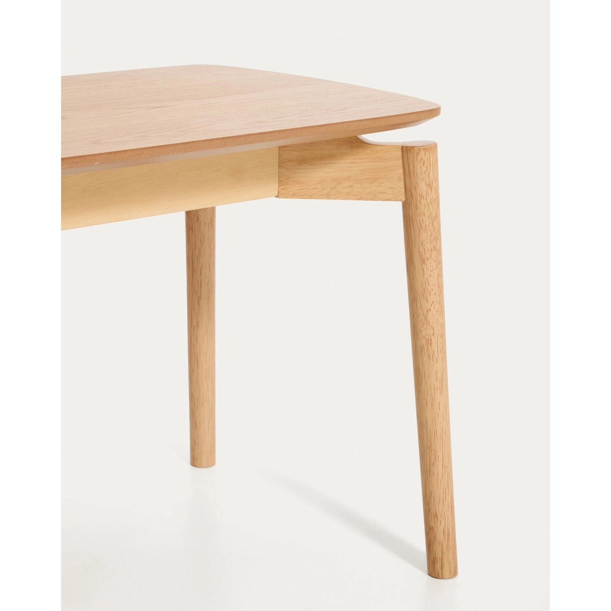 Bank Evera aus Eichenfurnier mit naturfarbenem Finish, 122 cm von Kave Home – Bild 4