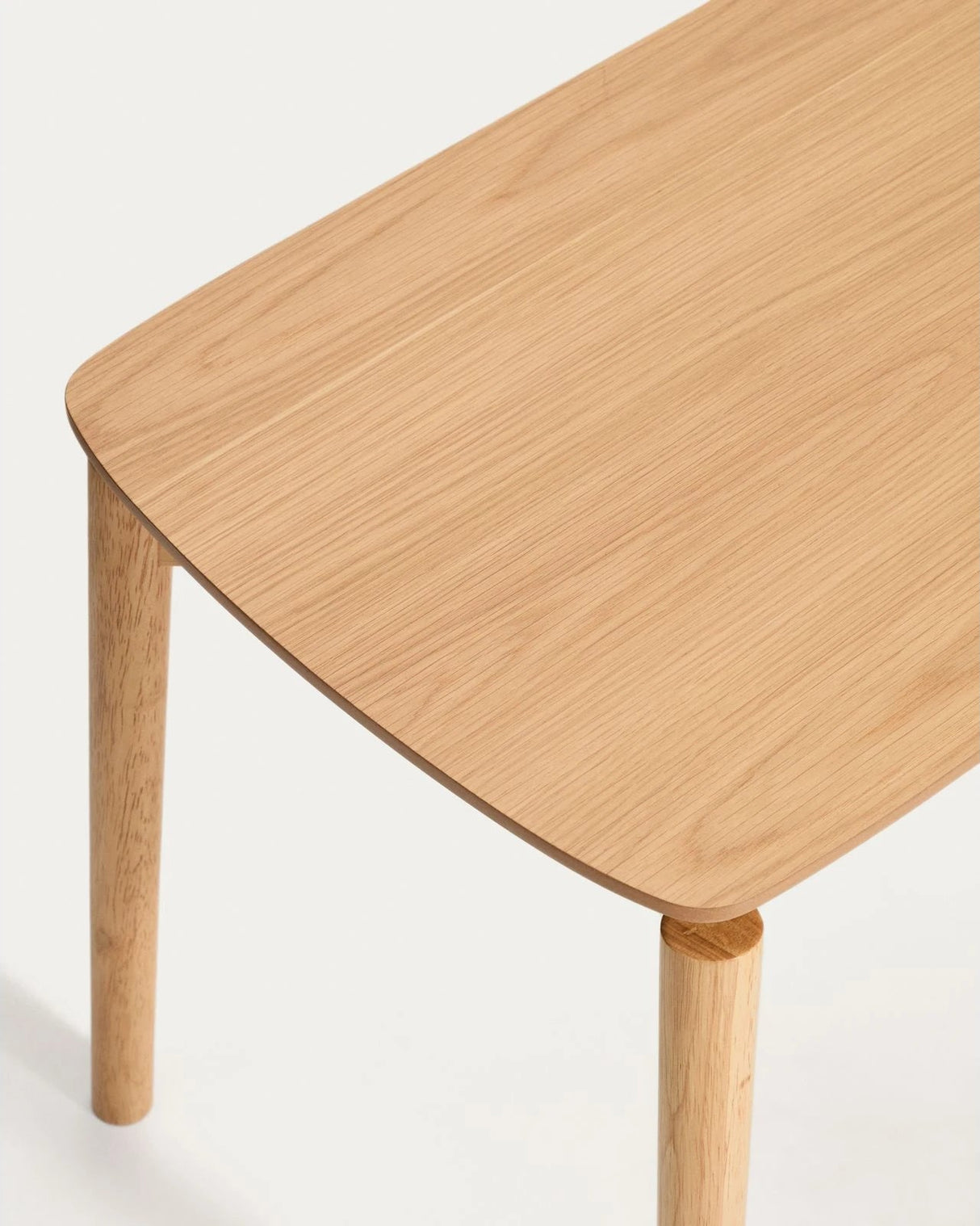 Bank Evera aus Eichenfurnier mit naturfarbenem Finish, 122 cm von Kave Home – Bild 5