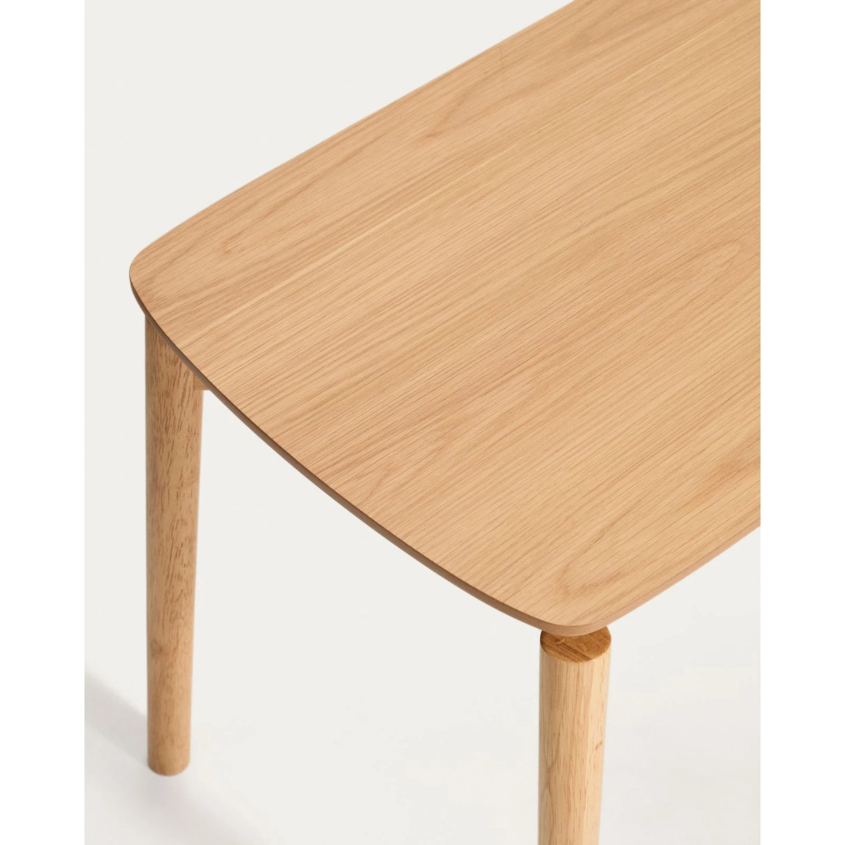 Bank Evera aus Eichenfurnier mit naturfarbenem Finish, 122 cm von Kave Home – Bild 5