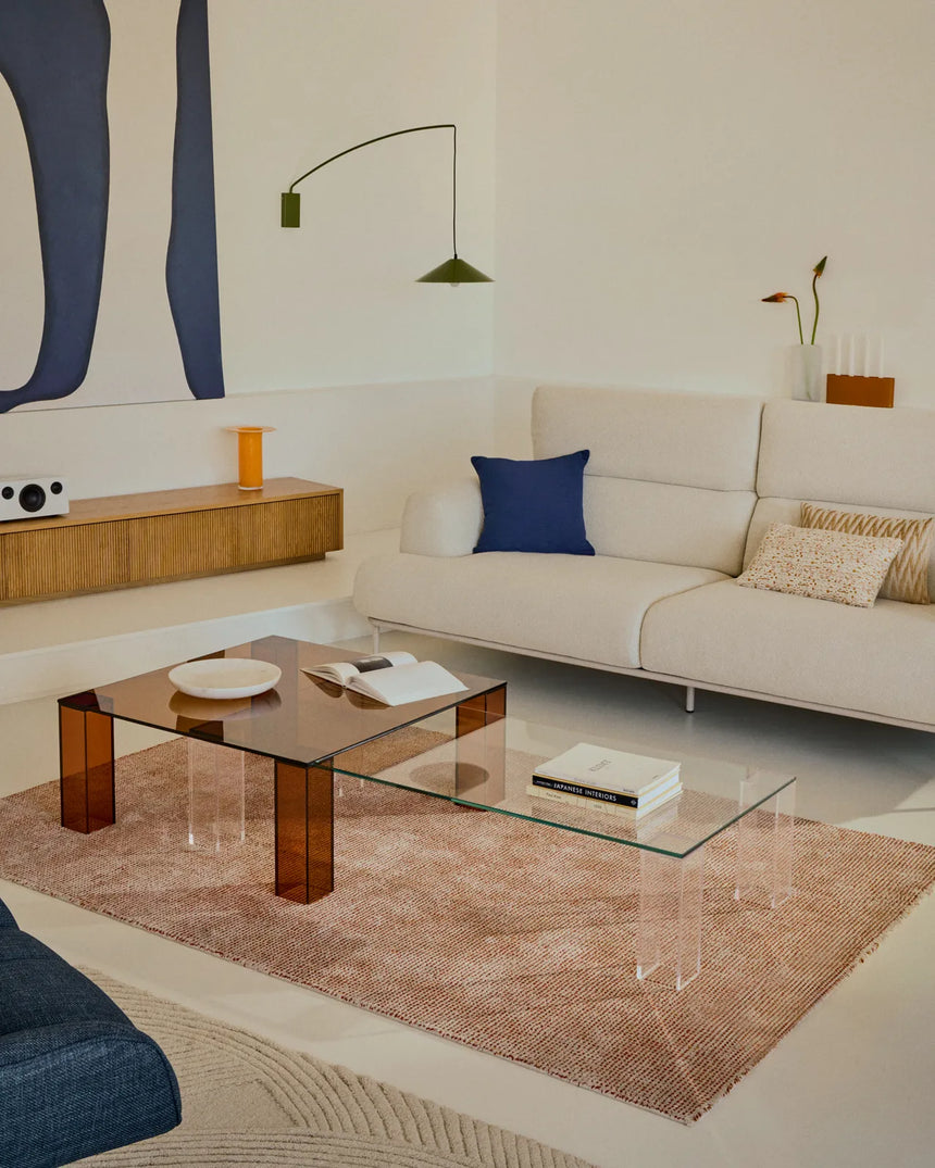 Beistelltisch Adularia aus braunem gehärtetem Glas 85 x 85 cm von Kave Home – Bild 4