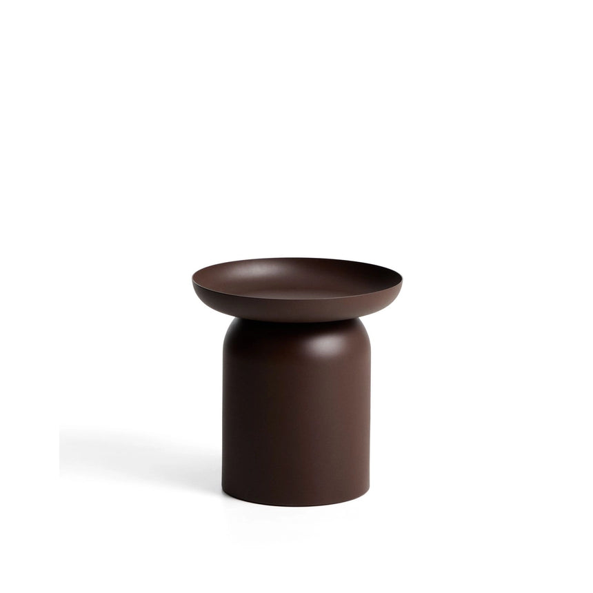Beistelltisch Arcola aus Aluminium in Braun, Ø 45 cm von Kave Home – Bild 1