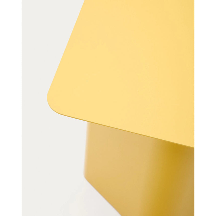 Beistelltisch Arvin aus Eisen in Gelb 42 x 42 cm von Kave Home – Bild 9