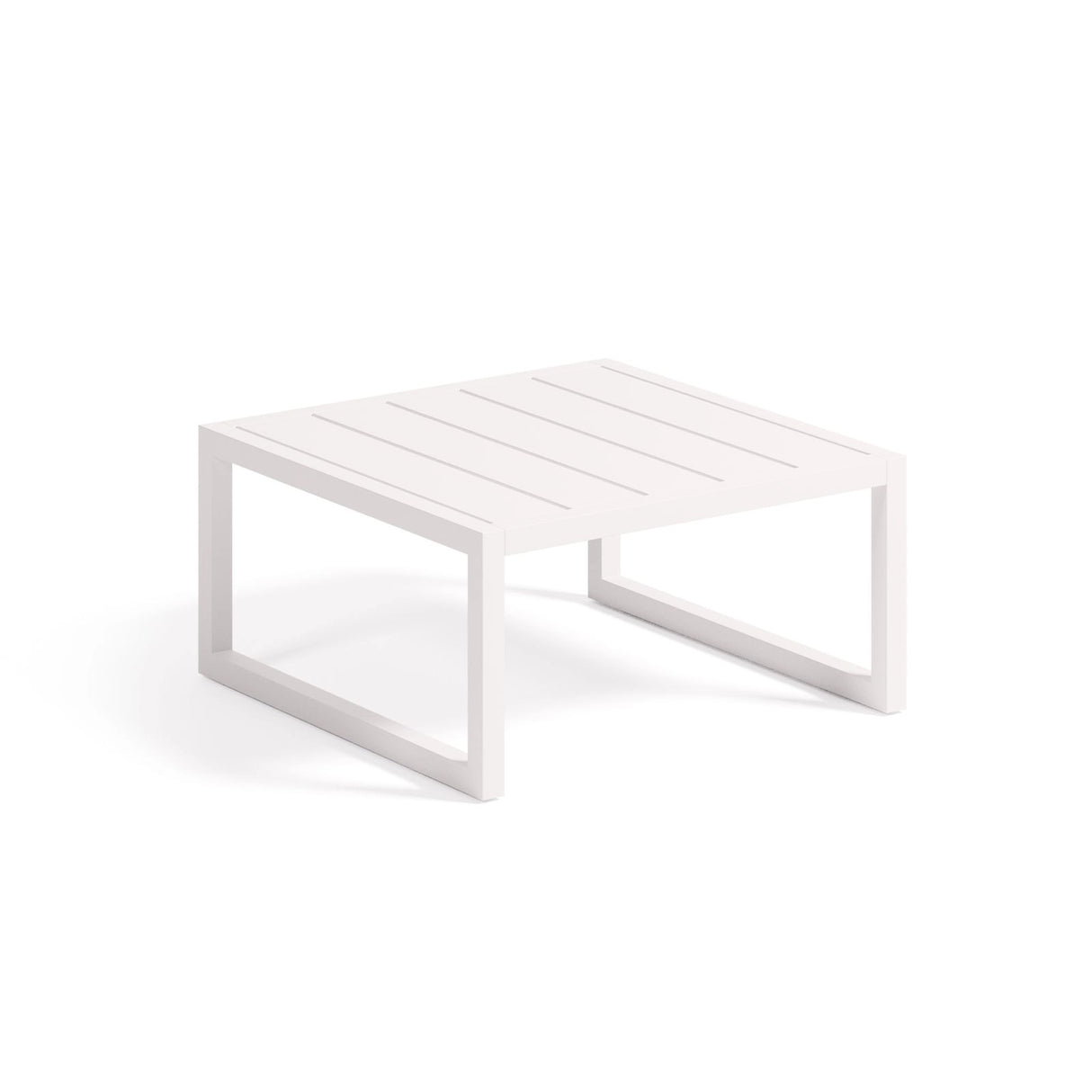 Beistelltisch Comova 100% outdoor aus Aluminium weiß 60 x 60 cm von Kave Home – Bild 6
