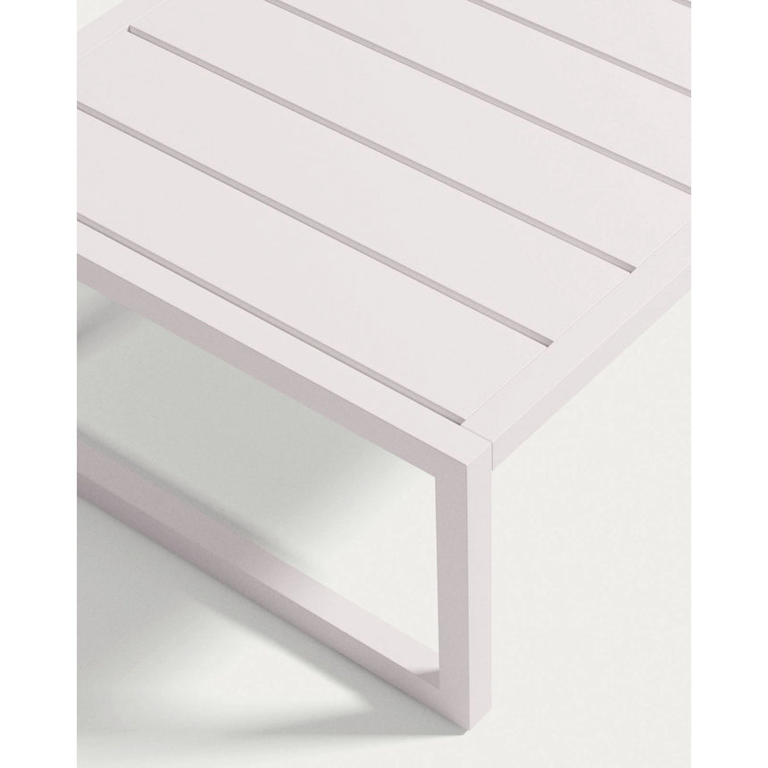 Beistelltisch Comova 100% outdoor aus Aluminium weiß 60 x 60 cm von Kave Home – Bild 7